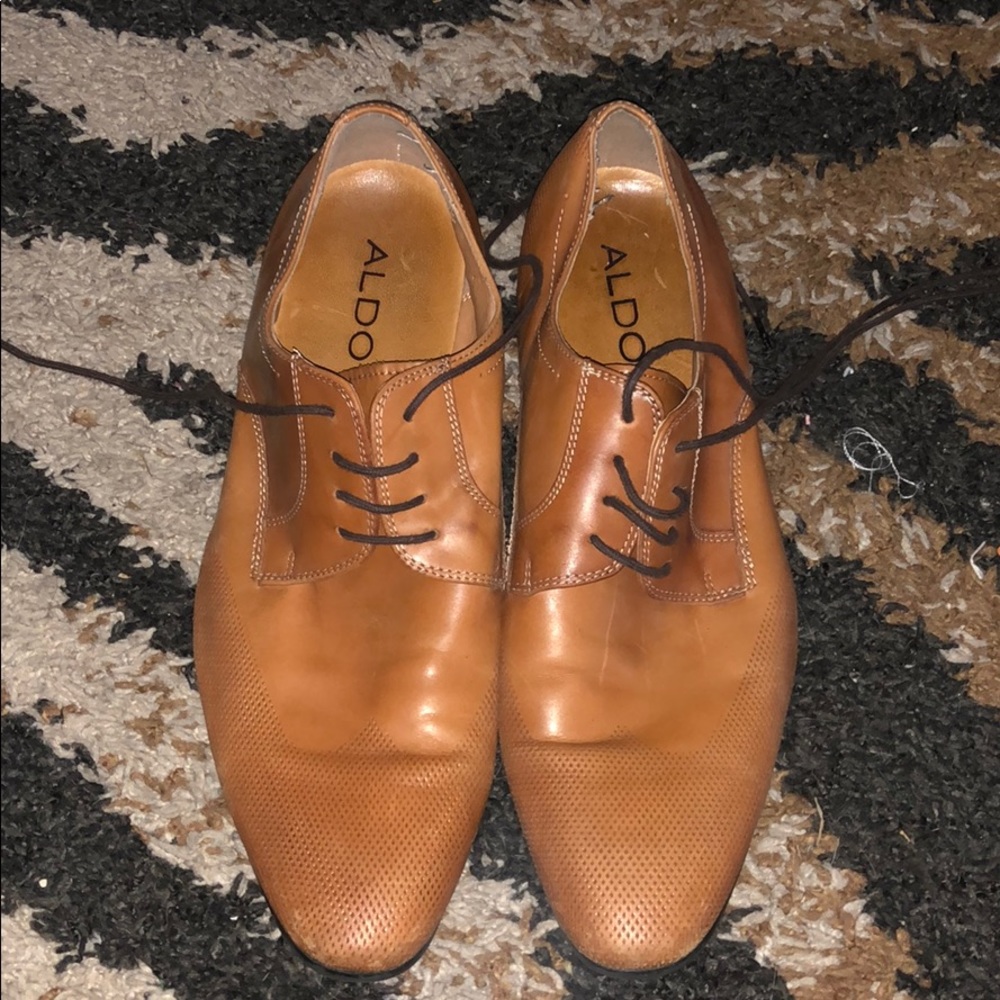 Aldo Brown leather oxfords